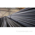 Carbone en acier ASTM A615 B500B Rebars en acier déformé